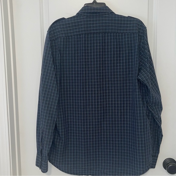 MICHAEL KORS plaid long sleeves Dress Shirt Men Large - Picture 3 of 13